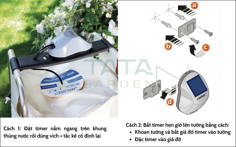 Lắp đặt timer hẹn giờ