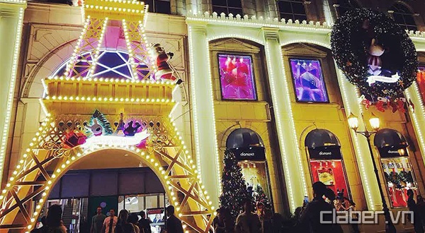 dia diem choi noel o sai gon 2019 diamond plaza