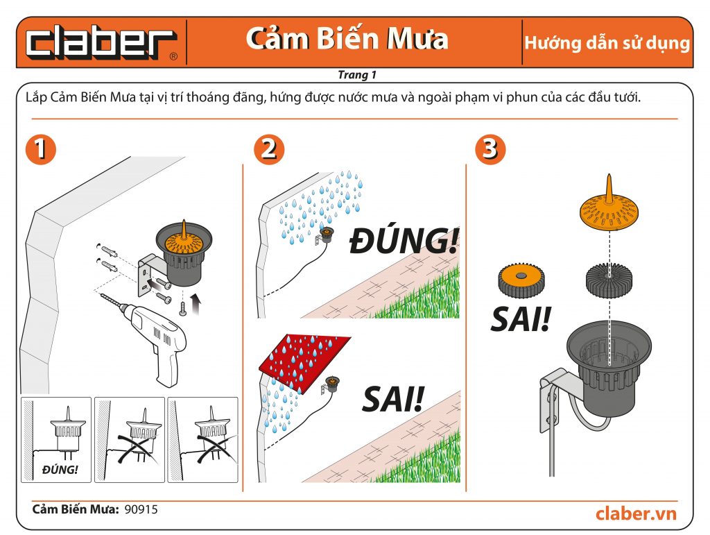 nguyên lý cảm biến mưa