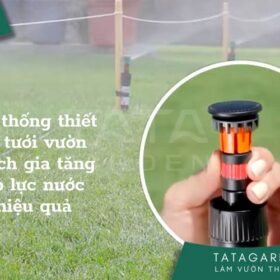 Hệ thống Thiết Bị Tưới Vườn, cách gia tăng áp lực nước tưới hiệu quả