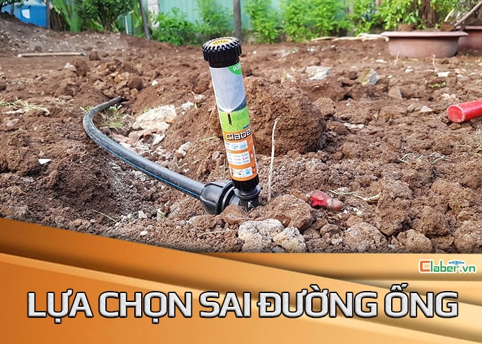 sai lầm khi lắp đặt hệ thống tưới cây