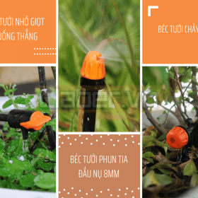 Hiểu đúng về béc tưới nhỏ giọt (đầu tưới lưu lượng nhỏ)