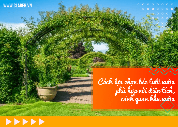 Cách lựa chọn béc tưới vườn phù hợp với các loại cây 