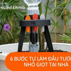 6 bước tự làm đầu tưới cây nhỏ giọt đơn giản tại nhà