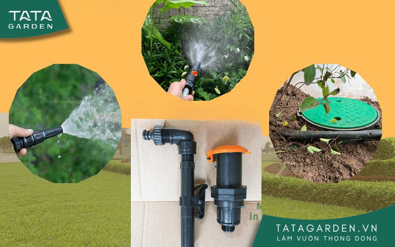 Đầu lấy nước nhanh rất cần thiết cho sân vườn