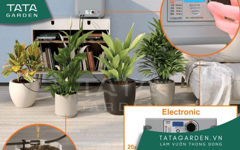 Đầu tưới cây nhỏ giọt mã 8054 là lựa chọn lý tưởng cho vườn cây trên ban công