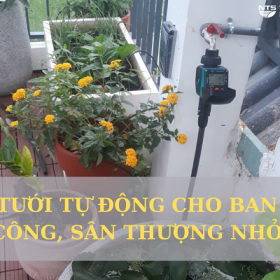 Chi tiết bộ kit tưới nhỏ giọt – giải pháp cho cây trồng ở ban công
