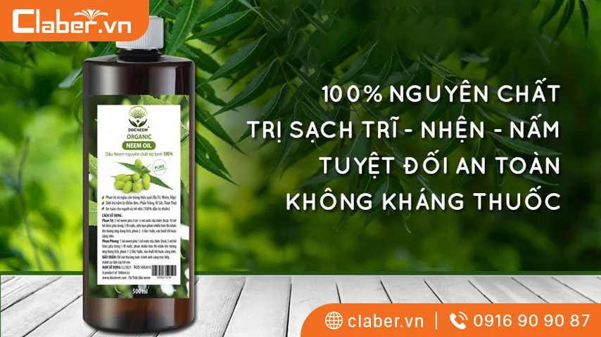 tinh dầu neem cho hoa hồng