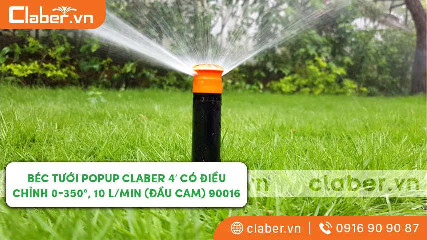 Béc tưới Popup phun mưa Claber