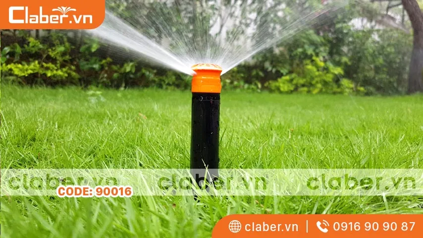 Nên lựa chọn loại béc tưới phù hợp với từng nhu cầu tưới và loại cây khác nhau