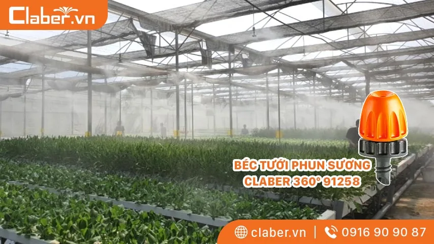 Thiết bị tưới tự động tiết kiệm thời gian và công sức chăm sóc vườn thủy canh