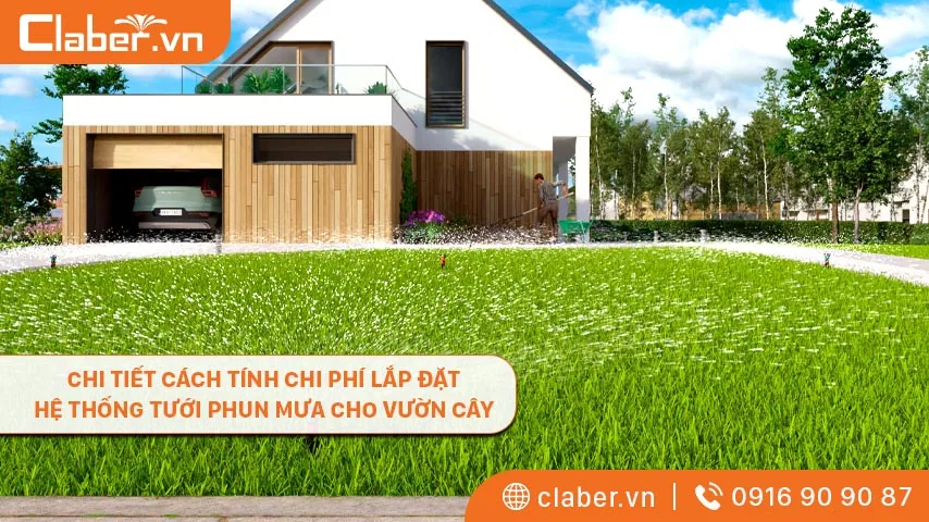Chi phí lắp đặt hệ thống tưới phun mưa