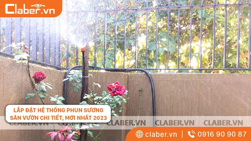 Lắp đặt hệ thống phun sương sân vườn