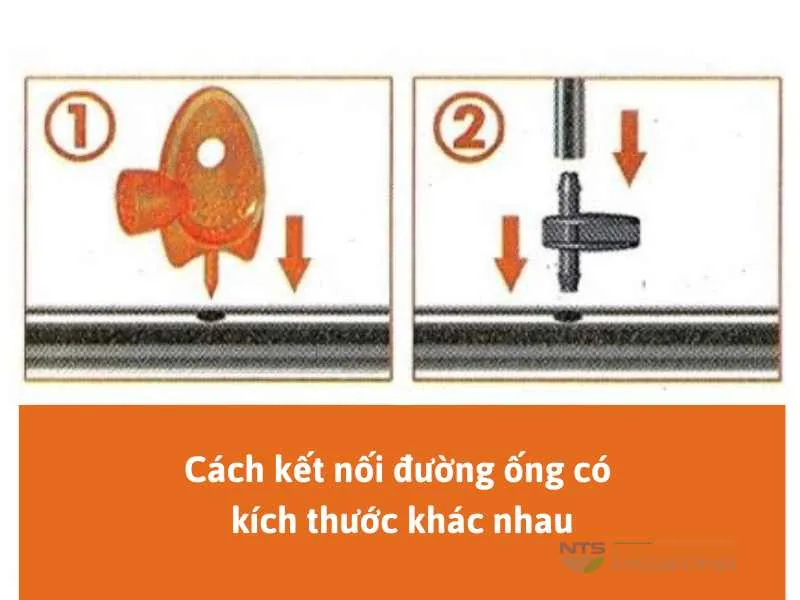 TỰ LẮP HỆ THỐNG TƯỚI TỰ ĐỘNG VỚI CÁC LOẠI ỐNG NƯỚC CÓ KÍCH THƯỚC KHÁC NHAU