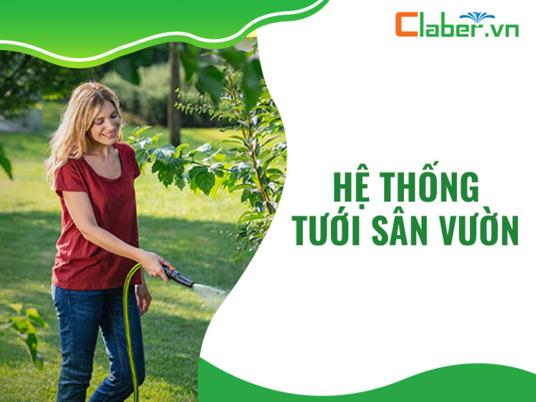 Hệ thống tưới sân vườn cao cấp – Giải pháp tưới đang sở hữu nhất hiện nay