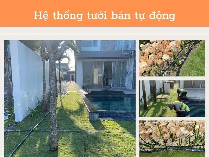 Hệ thống tưới bán tự động cho cảnh quan mới nhất 2023