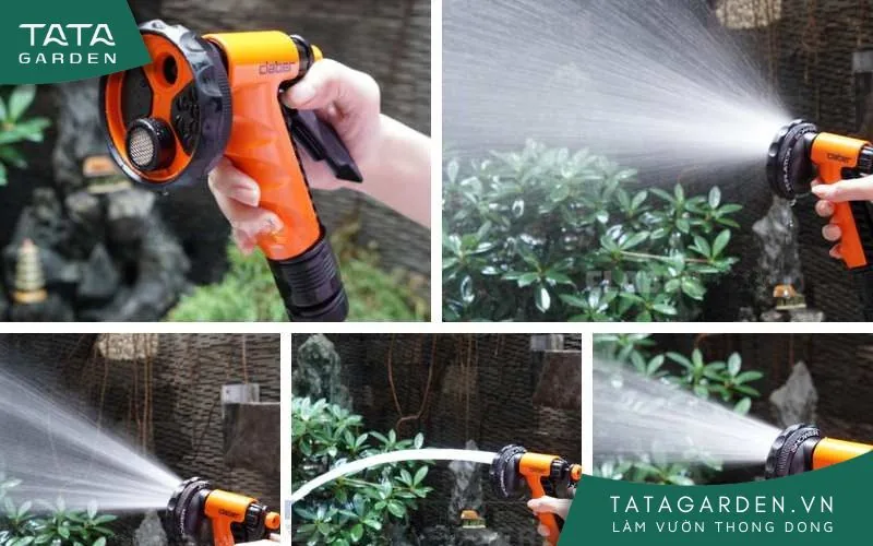 Vòi tưới cầm tay đa năng/ đa chế độ tưới