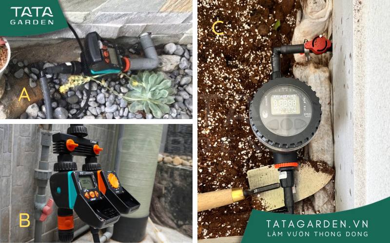 Hình A lắp sai quy cách, hình B, C lắp đúng quy cách