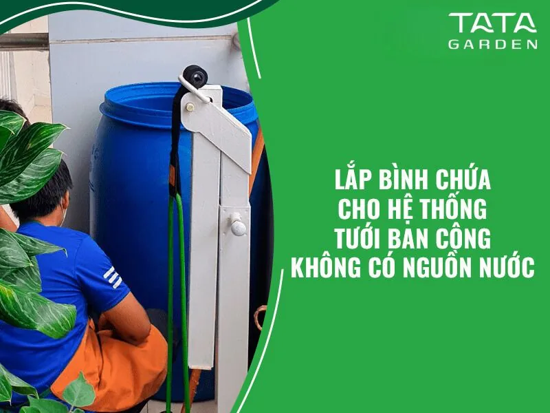 Tưới ban công