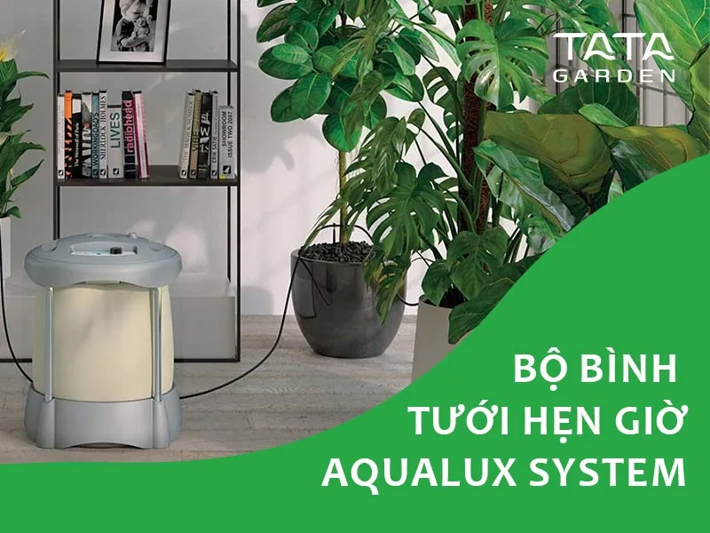 Bộ bình tưới cây hẹn giờ Aqualux System của Claber