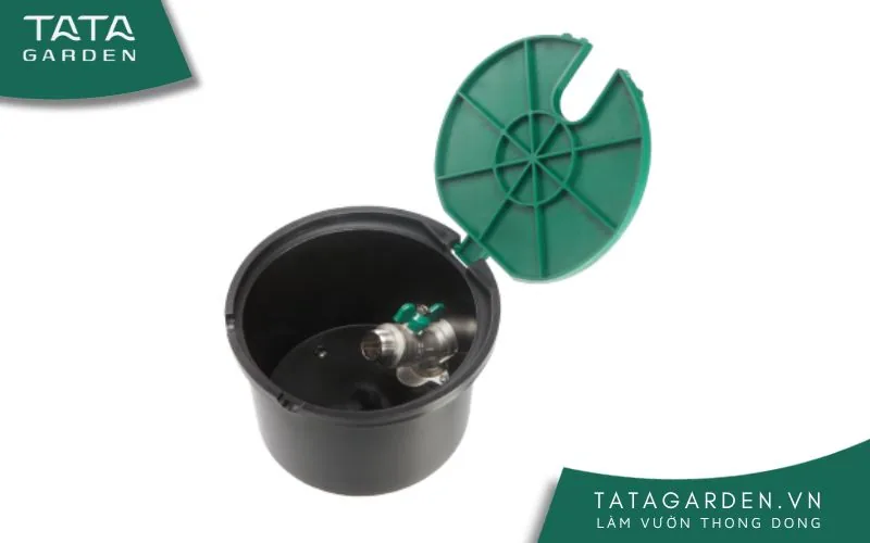 Hộp van điện từ tròn cho sân vườn