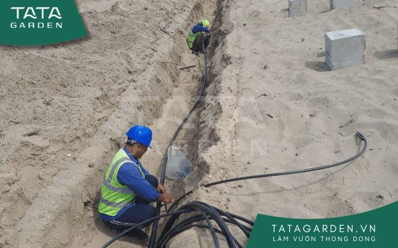 Lắp đặt đường ống trên quy mô lớn
