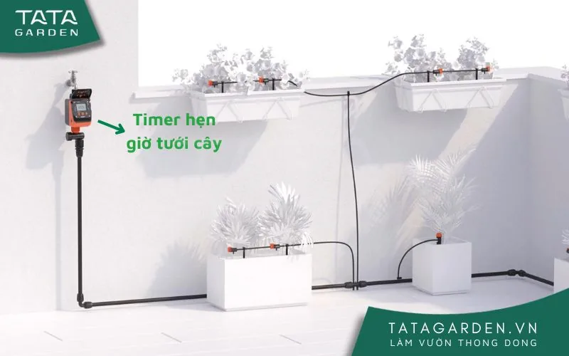 Timer hẹn giờ tưới nước cho cây