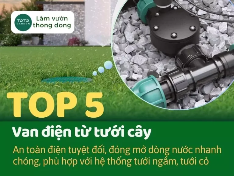 Top 5 van điện từ tưới cây loại tốt, đảm bảo an toàn điện cho lĩnh vực tưới. Mới nhất 2025