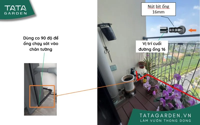 Cách đi ống dẫn nước chính