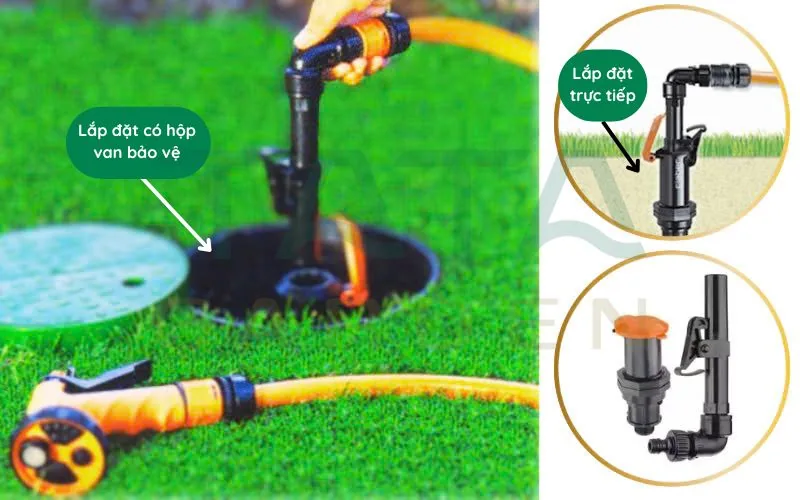 Cách lắp đặt bộ lấy nước nhanh