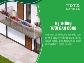 Hệ thống tưới cây tự động ban công, sân thượng