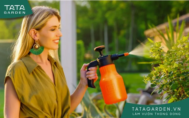 Bĩnh xịt tưới cây Claber
