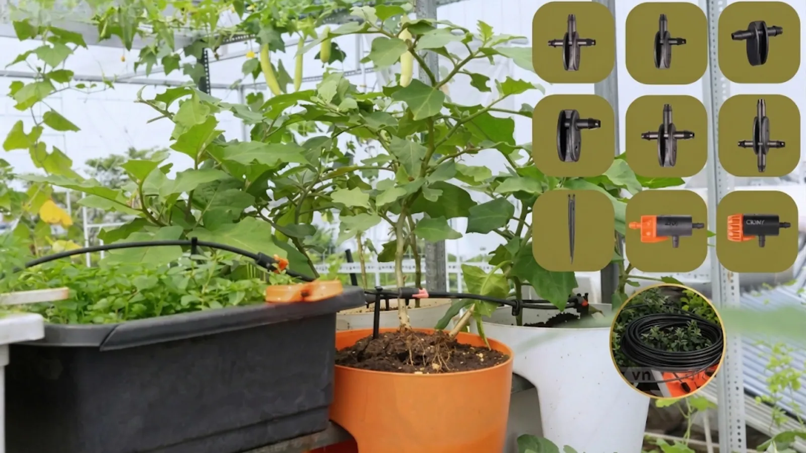 Phụ kiện béc tưới nhỏ giọt đơn giản