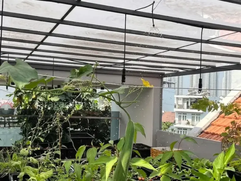 Lắp đặt hệ thống tưới cây tự động cho sân thượng tại KDC Tân Quy Đông quận 7
