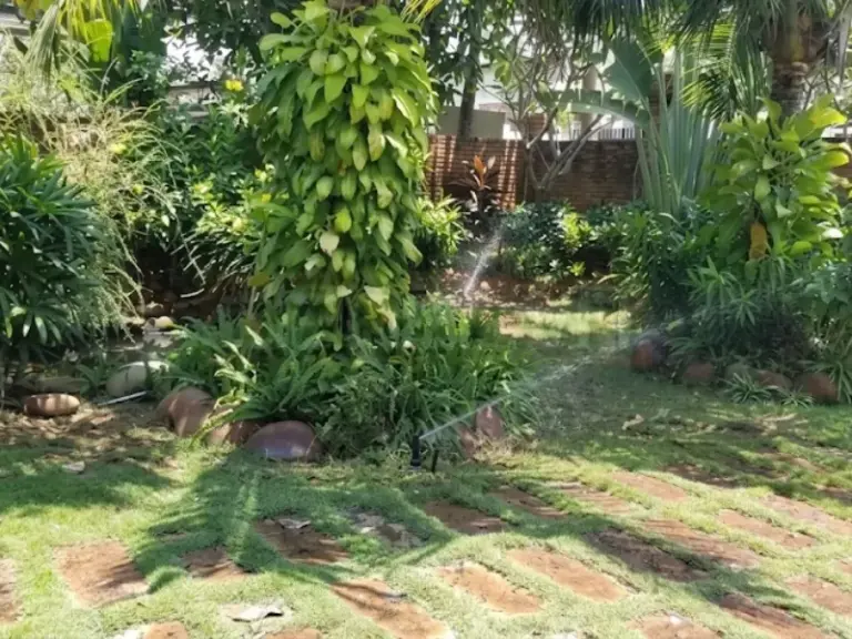 Lắp đặt hệ thống tưới sân vườn tự động cho nhà khách tại phường Phú Hữu, TP. Thủ Đức
