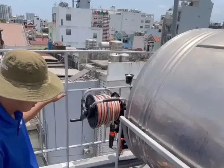 Thi công hệ thống tưới cây tự động sân thượng tại Bình Thạnh – Hồ Chí Minh