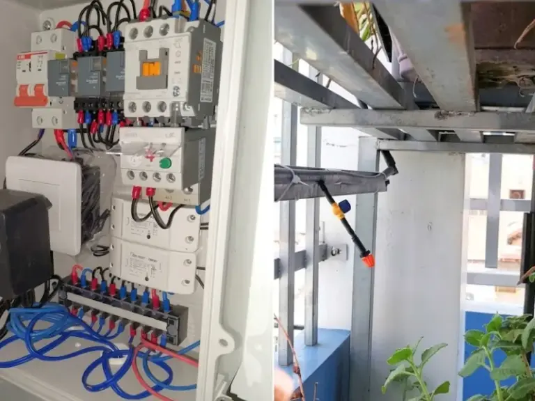 Lắp hệ thống tưới ban công kết hợp (phun sương và nhỏ giọt) tại Quận 5, TP. Hồ Chí Minh