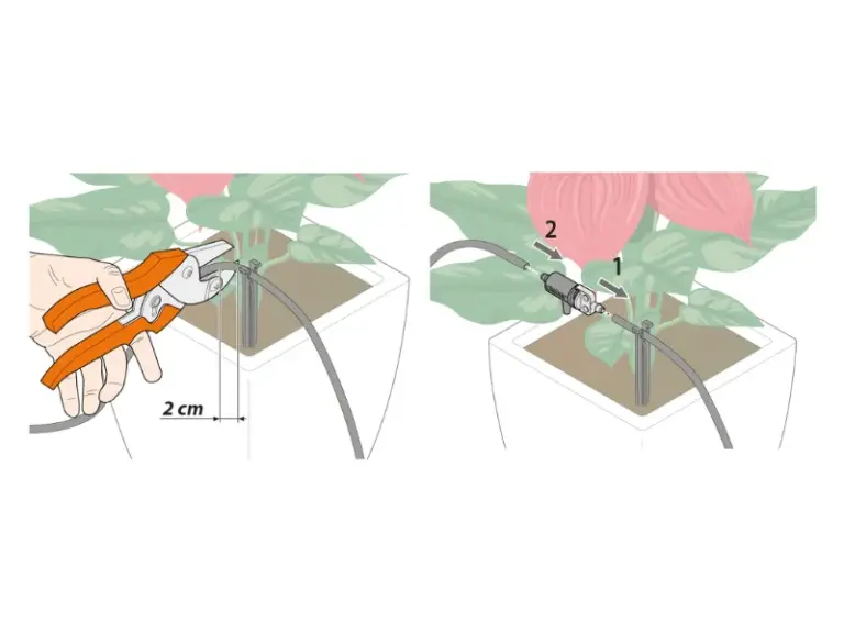Kết nối các béc tưới