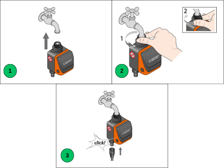 Lắp đặt timer vào nguồn nước