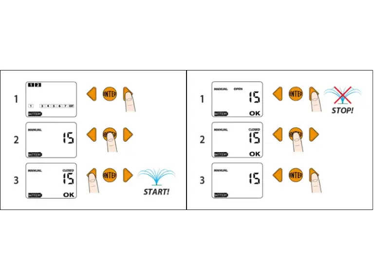 Kích hoạt tưới thủ công