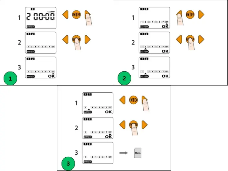Thiết lập lịch tưới theo tuần